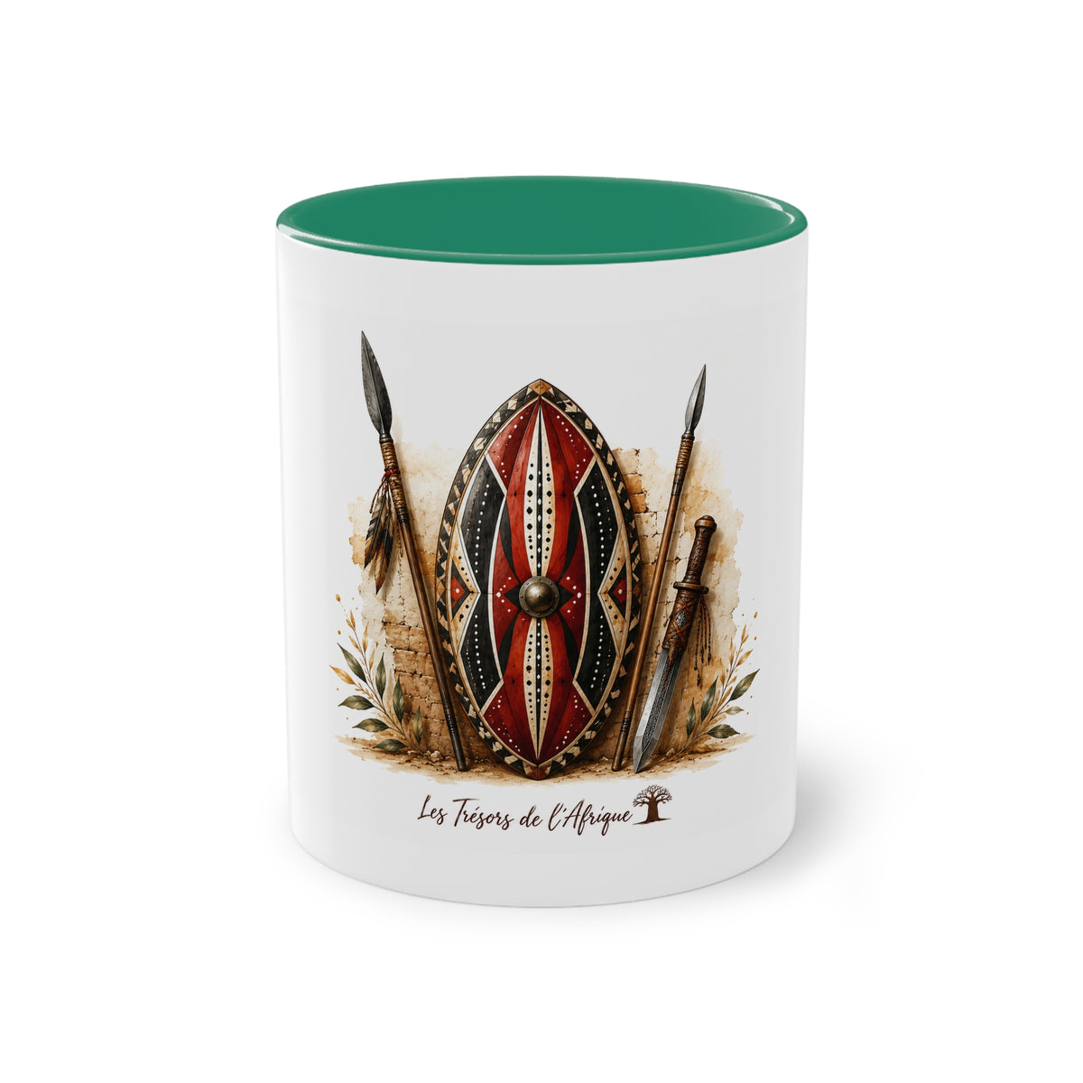 Mug - Le Bouclier Masaï - Les Trésors de l'Afrique