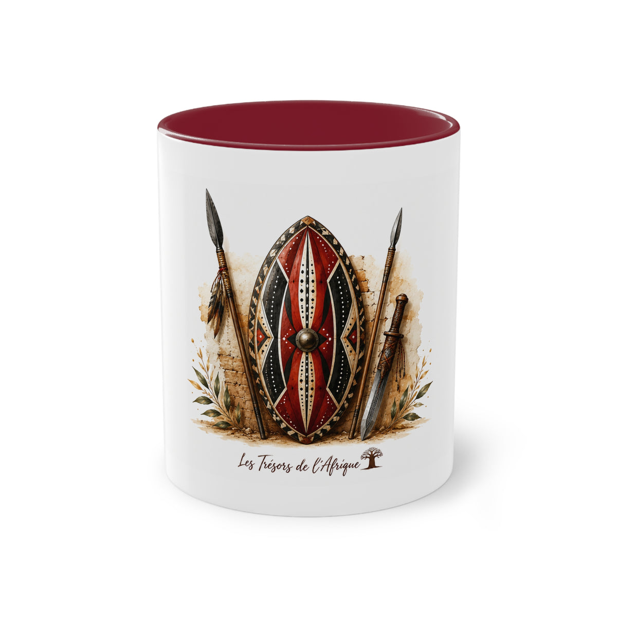 Mug - Le Bouclier Masaï - Les Trésors de l'Afrique